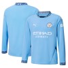 Camiseta de fútbol Manga Larga Manchester City Primera Equipación 2024-25 - Hombre